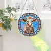 Suncatcher Cow Diamond Painting Hanging Pendants for Kid Adults DIY Craft