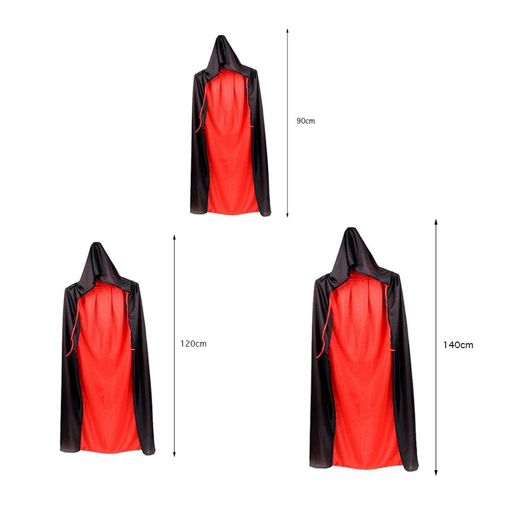 

Halloween Costumes Carnival Children Vampire Witch Long Cloaks Hood Capes, 140cm, 501 Original