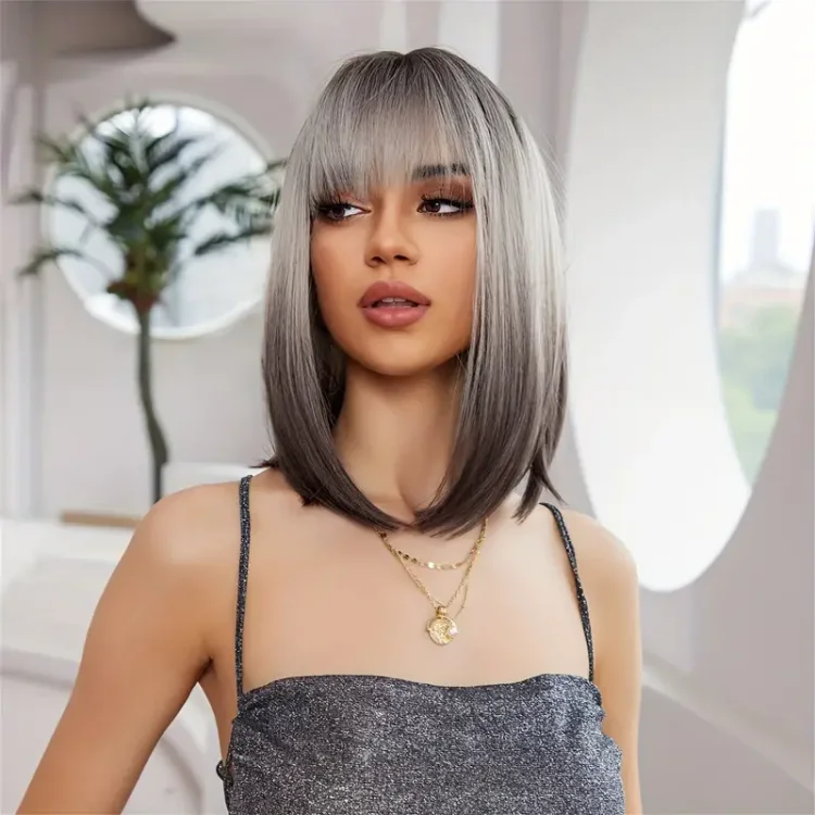 Wigs with Bangs for Women - Perfect for Parties and Daily Wear