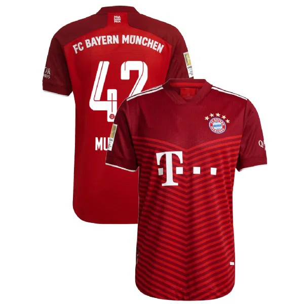 FC Bayern München Jamal Musiala 42 Home Trikot 2021-2022