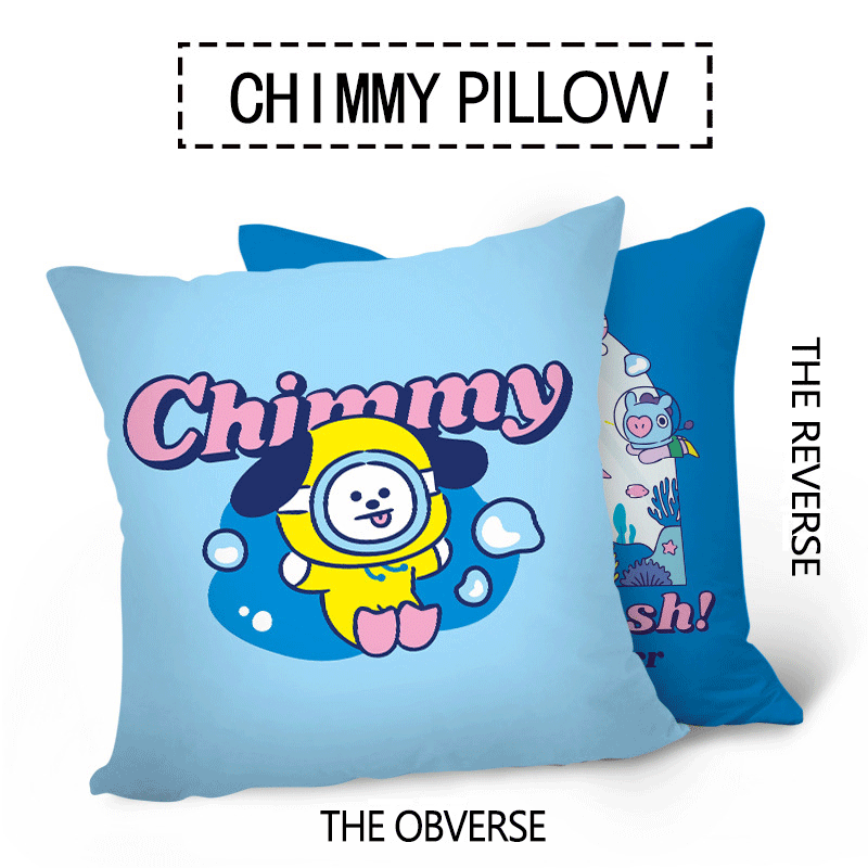 BT21 Let's Splash Cartoon Hold Pillow
