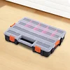 Double Side Tools Box Organizer Hardware Storage Box for Screws Nuts Nails Bolts