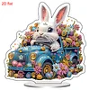 Diamond Painting Easter Egg Car Rabbit Table Top Ornament Kits