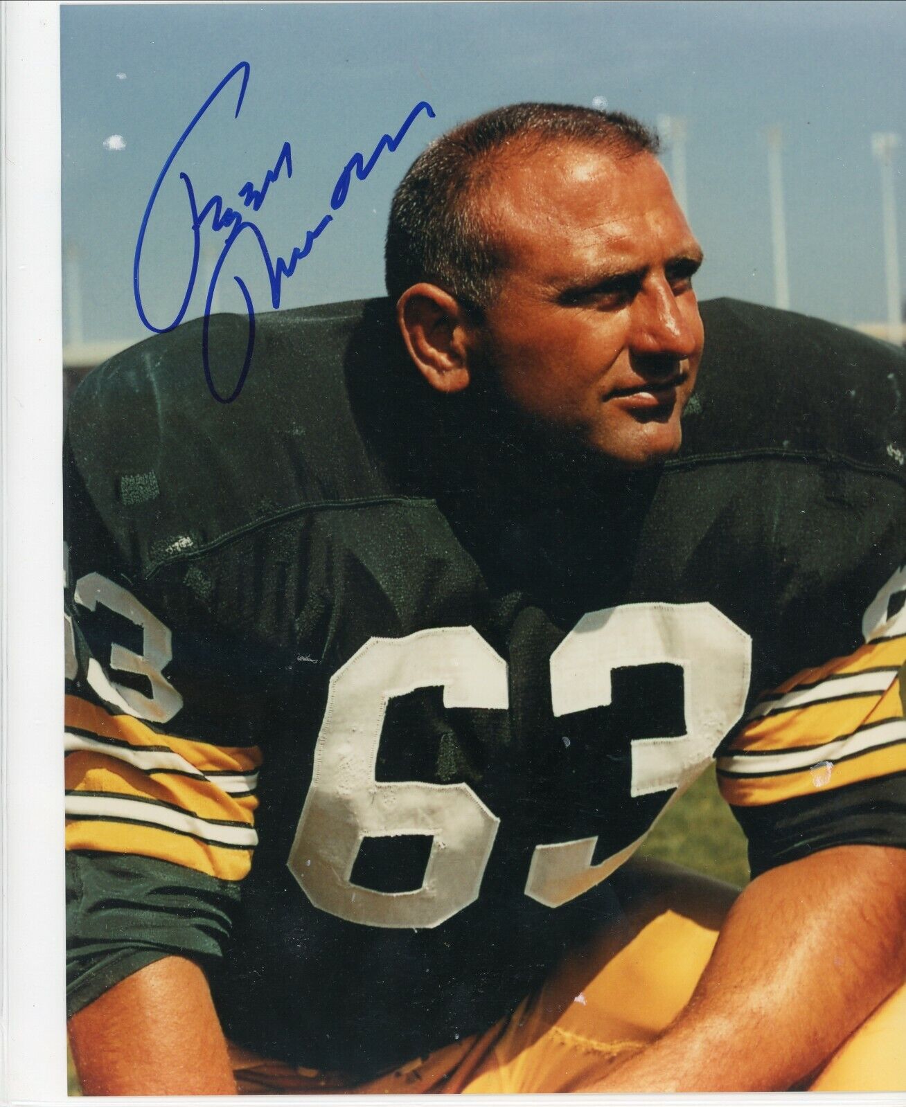 Fuzzy Thurston Green Bay Packers Signed Autographed 8x10 Glossy Photo Poster painting COA