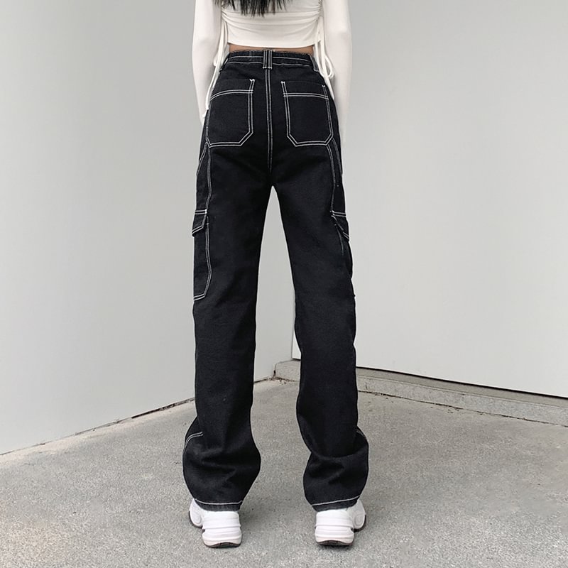 y2k aesthetic jeans 丨August Lemonade