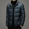 Warm thickened solid color down jacket