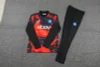 2024/2025 Napoli Half-Pull Training Suit Red Football Shirt 1:1 Thai Quality Set