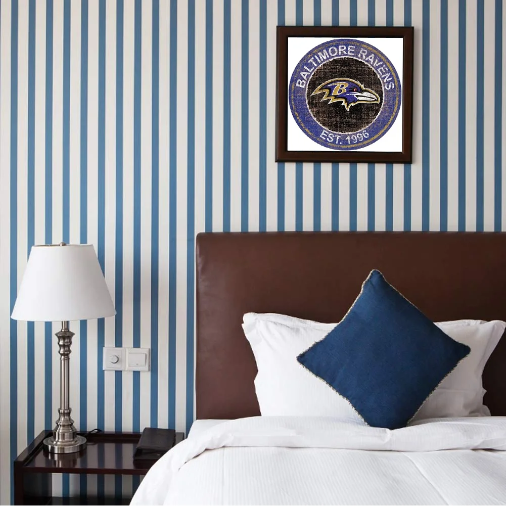 Diamond Painting - Full Round Drill - Baltimore Ravens(30*30cm)
