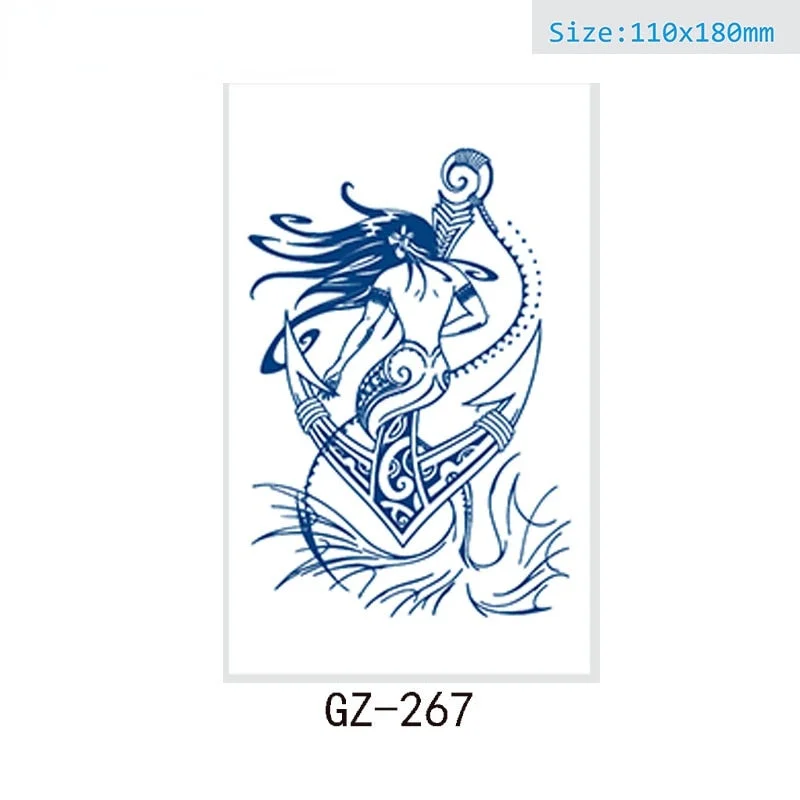 Juice tattoo stickers Net celebrity tattoo stickers lasts 15 days Herbal semi-permanent tattoo stickers