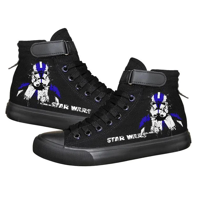 Mayoulove Star Wars Stormtrooper High Top Sneaker Cosplay Shoes-Mayoulove