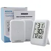 Wireless Weather Station Temperature and Humidity Monitor 100m Range for Desktop