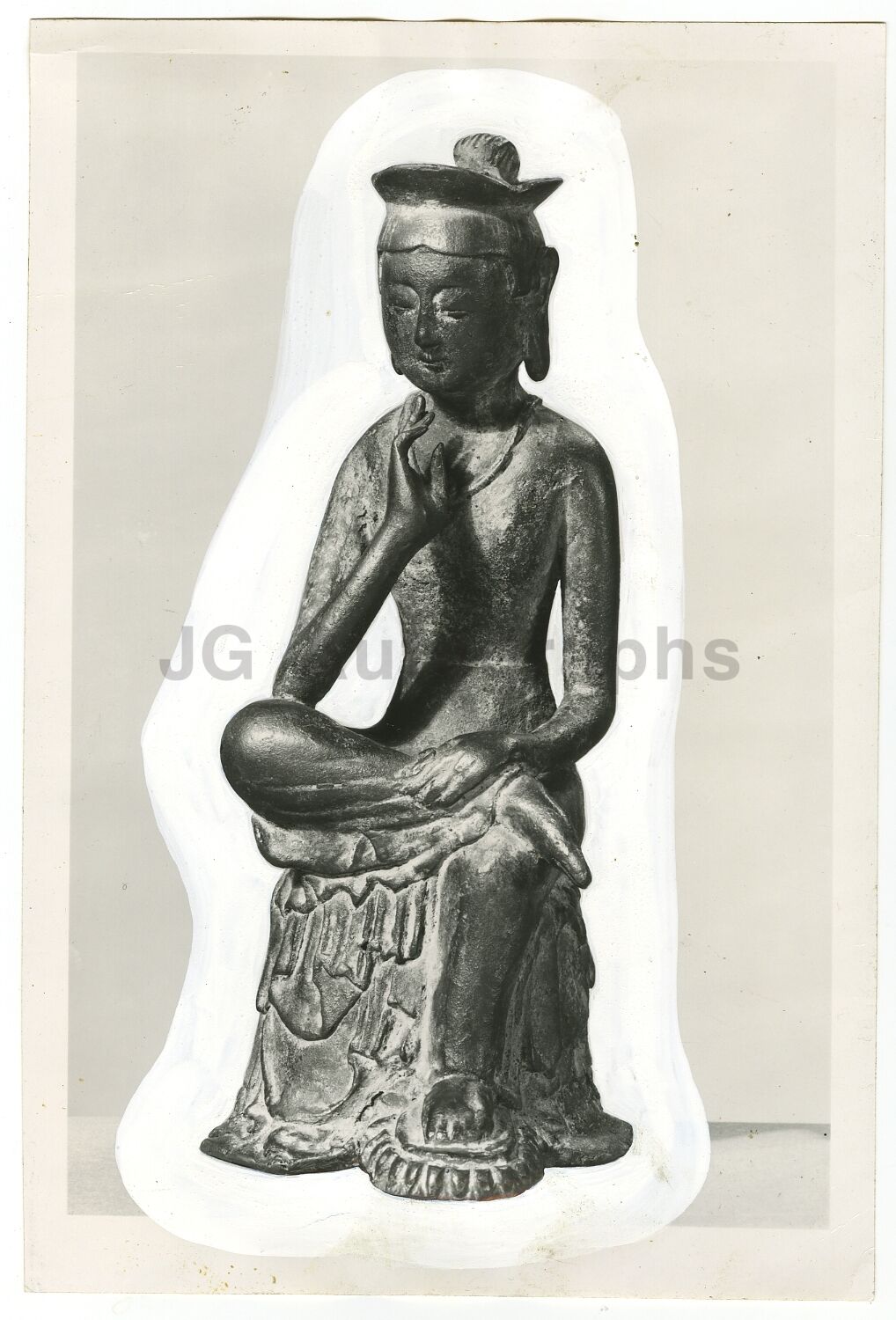 Korean Sculpture, 600s - Havard Fogg Museum - Vintage Glossy Photo Poster paintinggraph