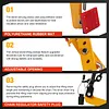 [US Local Warehouse] 1323 Lbs Granite Slab Lifting Clamp Adjustable Range 13.8-31inch Scissor Clamps