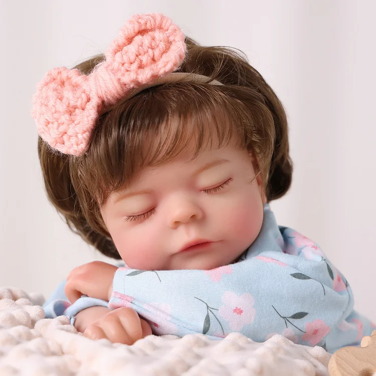 Babeside Quiet Reborn Baby Fonso 17" Little Infant Girl Best Gift for Kids