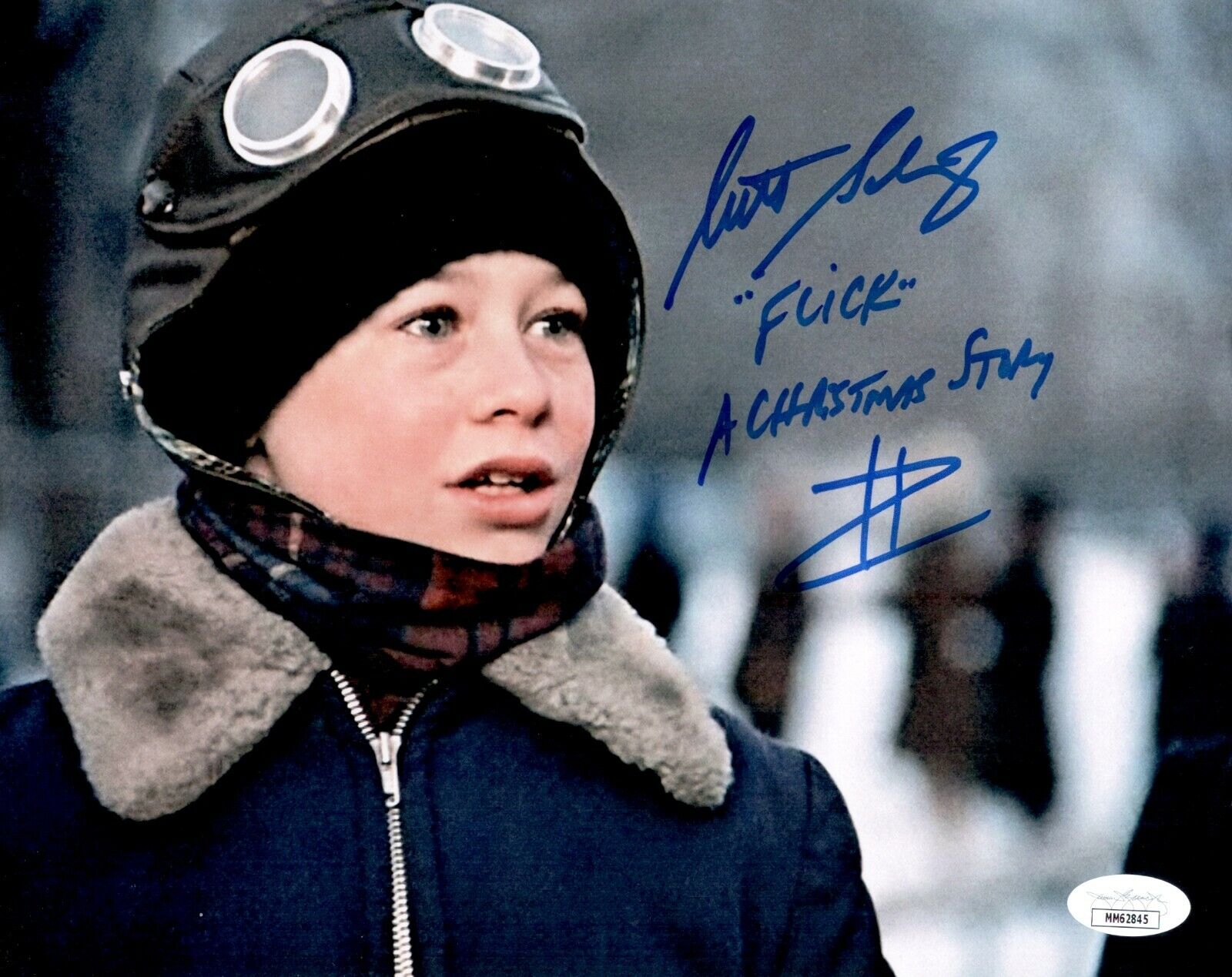 SCOTT SCHWARTZ Signed 8X10 A CHRISTMAS STORY Photo Poster painting TOY Autograph JSA COA Cert