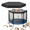 Round Sun Protection Canopy Tear  Weather  Outdoor Protector Multi Purpose Full Coverage Sunshade for Backyard Garden Lawn Patio Use