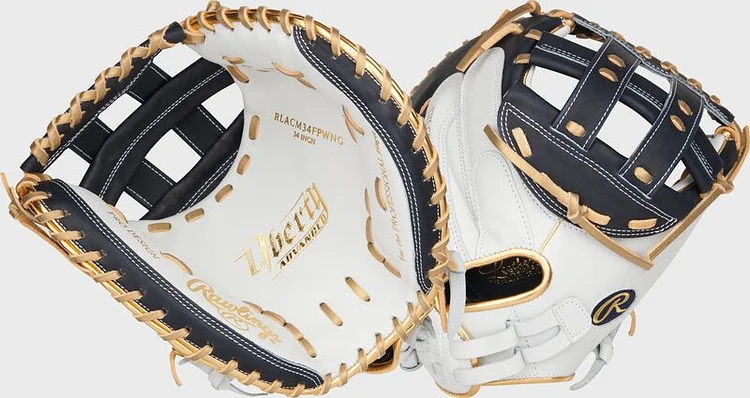 Liberty Advanced Color Series 34 in Catcher's Mitt, White/Scarlet
