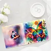 (US Local)12PCS DIY Animals Theme Diamond Art Greeting Cards Congratulations Cards & Gifts