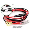 12-24V Car Charger Socket with Switch & Voltmeter Waterproof Cigarette Outlet Replacement Motorcycle USB Charger Suitable for Boat Golf Cart RV Motorcycle Truck