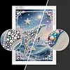 Diamond Painting-DIY Special Shaped Drill Pearl Painting Whale(30x40cm)