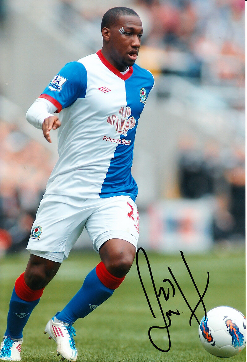 Blackburn Rovers F.C David Hoilett Hand Signed 11/12 Photo Poster painting 12x8 2.