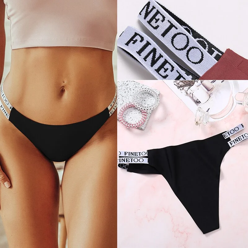 Woman Thongs Underwear Seamless Women's Panties Sexy Female Low-Rise Lingerie T-back G-string Intimate Ice Silk Thongs For Girl