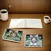 2 Pack Tiger DIY Diamond Art Spiral Notebook Kit 80 Pages No Lines