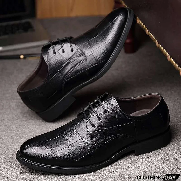 Men's Fashion Square Business Party Dress Shoes