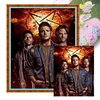 (Stamped/Counted) Supernatural Tv Series-11CT Cross Stitch 50*60cm(Big Size)