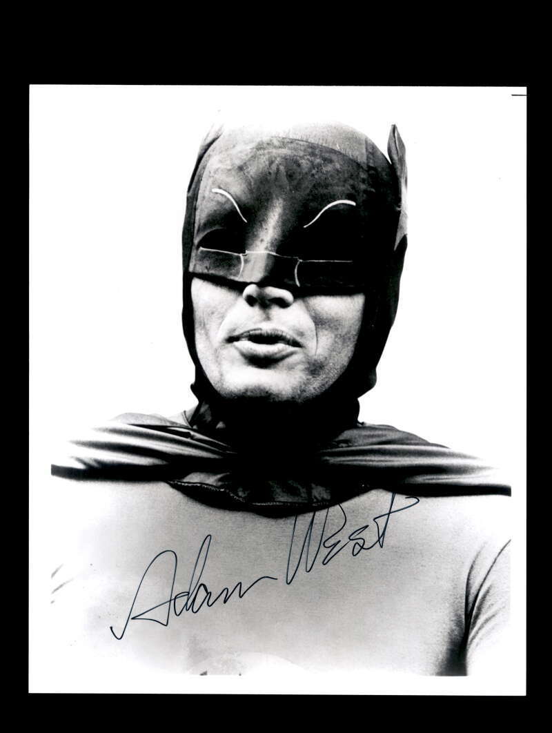 Adam West JSA Coa Signed 8x10 Batman Photo Poster painting Autograph