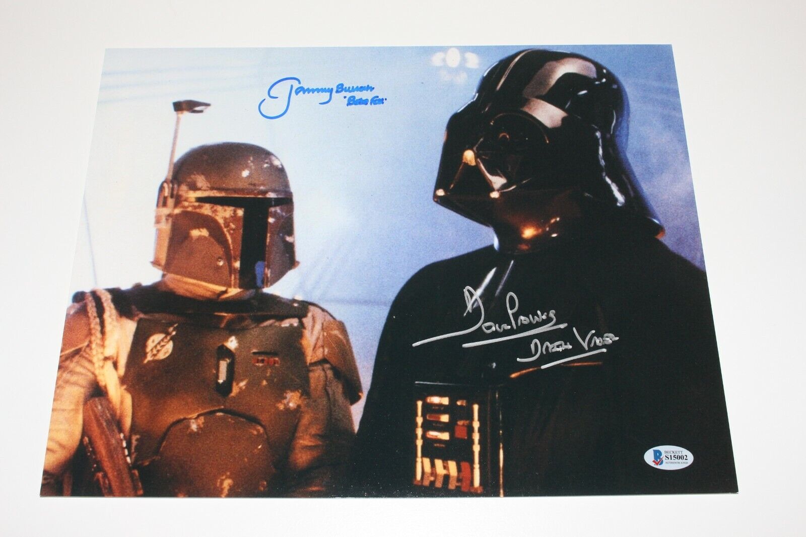 JEREMY BULLOCH DAVE PROWSE SIGNED STAR WARS 11x14 Photo Poster painting BECKETT COA DARTH VADER