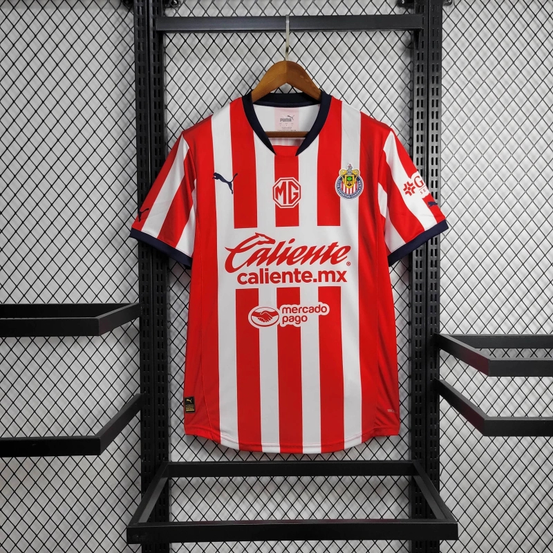24/25 Chivas Home Home Football Shirt Thai Quality