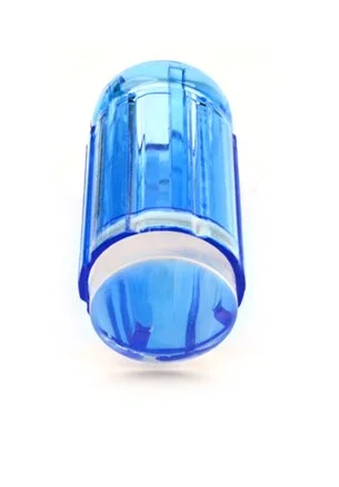 New Design Pure Clear Jelly Silicone Nail Art Stamper Scraper Transparent Nail Stamp Stamping Tools