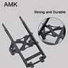 AMK 6x6 RC Crawler Body Metal Chassis Frame Kit with Shock Towers and Bumper Mount for 1/10 RC Crawler Ax-ial SCX10 90046 90047 Upgrade Part