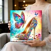 Framed Diamond Painting - Special Shaped - High Heel (25x25cm)