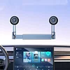 Dual-Position Car-Mounted Floating Screen Mobile Phone Holder Aluminum Alloy Magnetic Suction Car Central Control Display Screen Navigation Dedicated