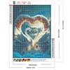Diamond Painting-DIY Full Round Drill Love Swan