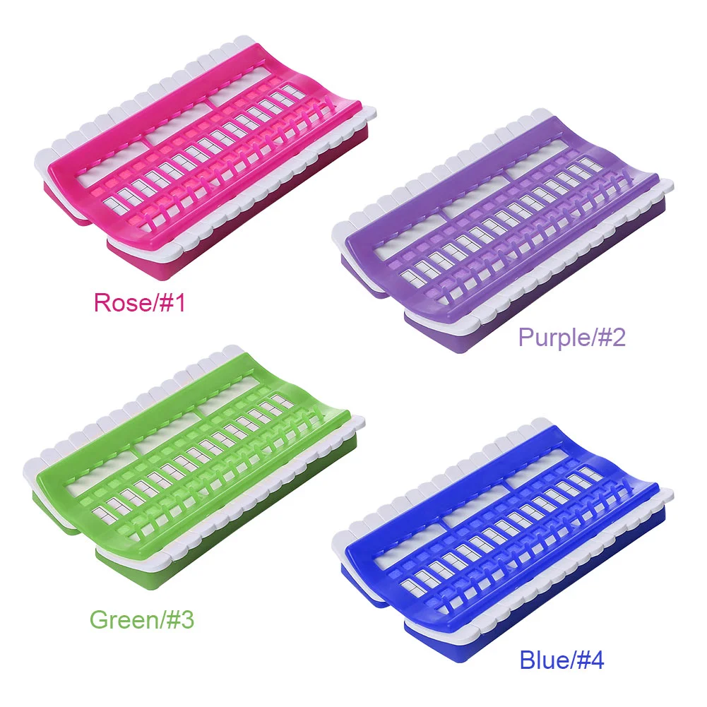 Cross Stitch Row Line Tools 30-Bit Embroidery Floss Thread Organizer Holder