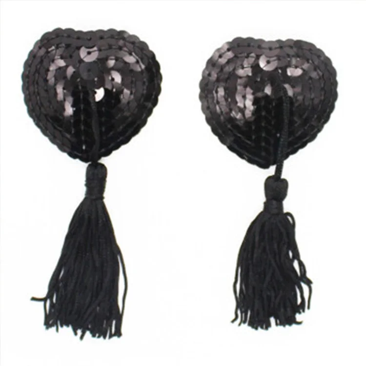 Churchf Sex Lingerie Accessory Heart-Shaped Silicone Chest Paste Tux Heart-Shaped Lion Cream Patch Blood Droplet Lace Nipple