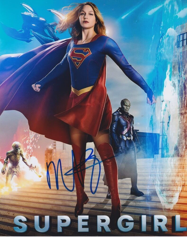 Melissa Benoist (Supergirl) signed 8X10 Photo Poster painting