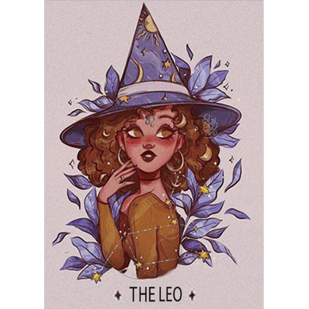 

Cartoon Constellation Girl - Round Drill Diamond Painting - 30*40CM, 501 Original