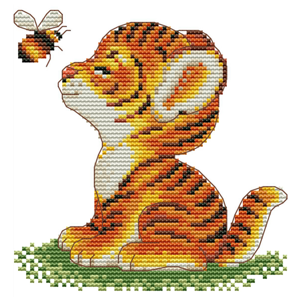 11CT  Stamped  Cross Stitch - 23*24cm gbfke