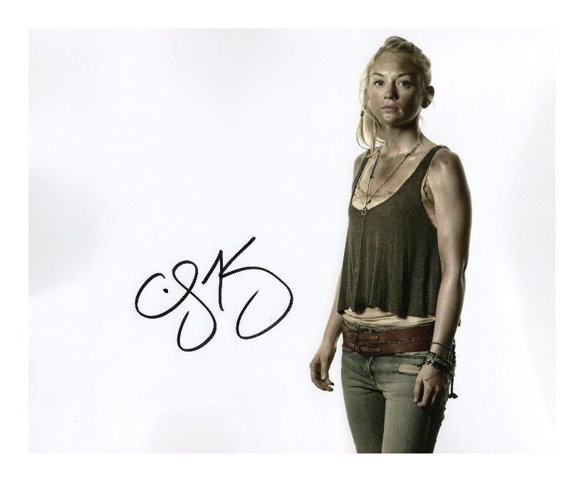 EMILY KINNEY - THE WALKING DEAD AUTOGRAPHED SIGNED A4 PP POSTER Photo Poster painting PRINT