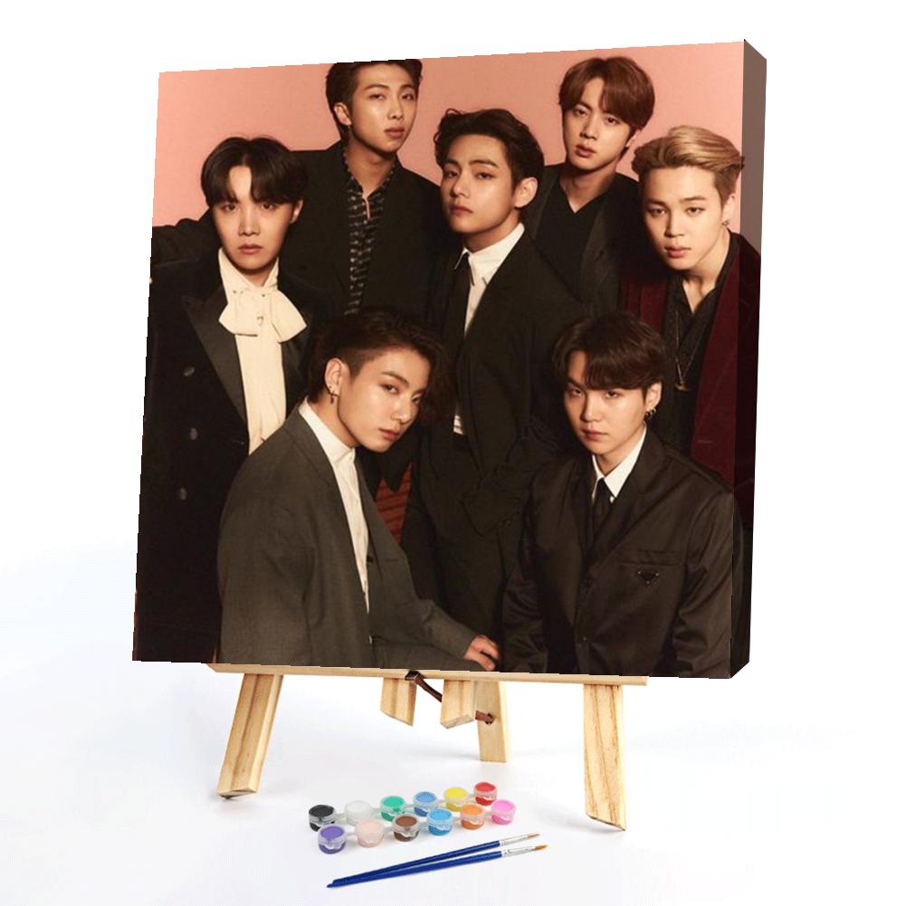 

40*40CM - Paint By Numbers - Bts, 501 Original