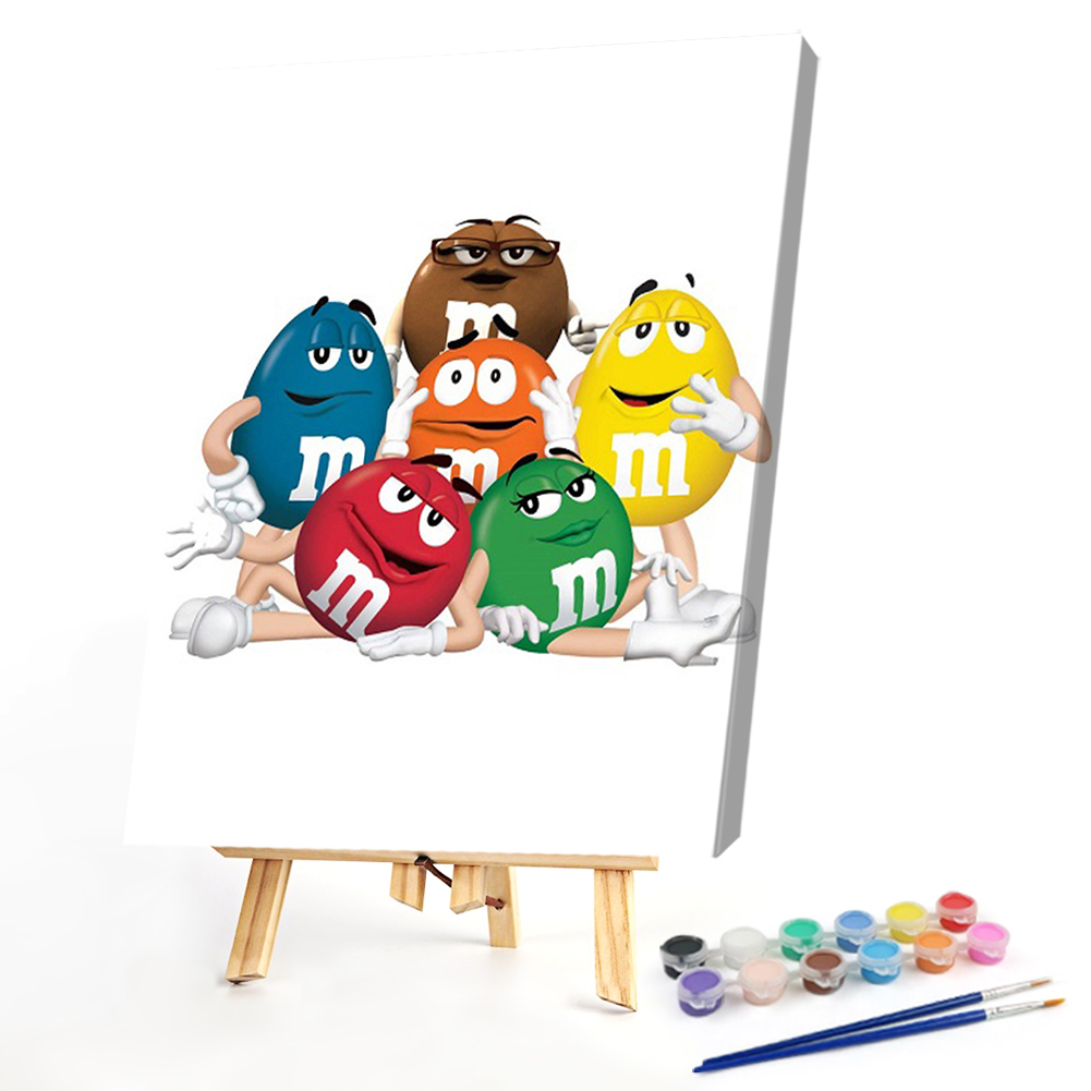 

40*50CM - Paint By Numbers - M-beans, 501 Original