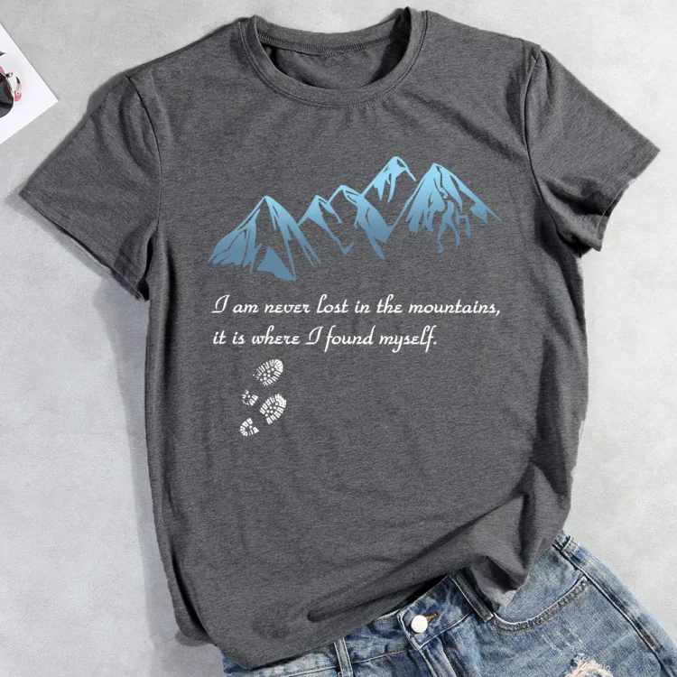 PSL-I never lost in  mountains T-shirt Tee -011994