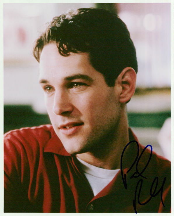 Paul Rudd (Vintage) signed in-person 8x10 Photo Poster painting