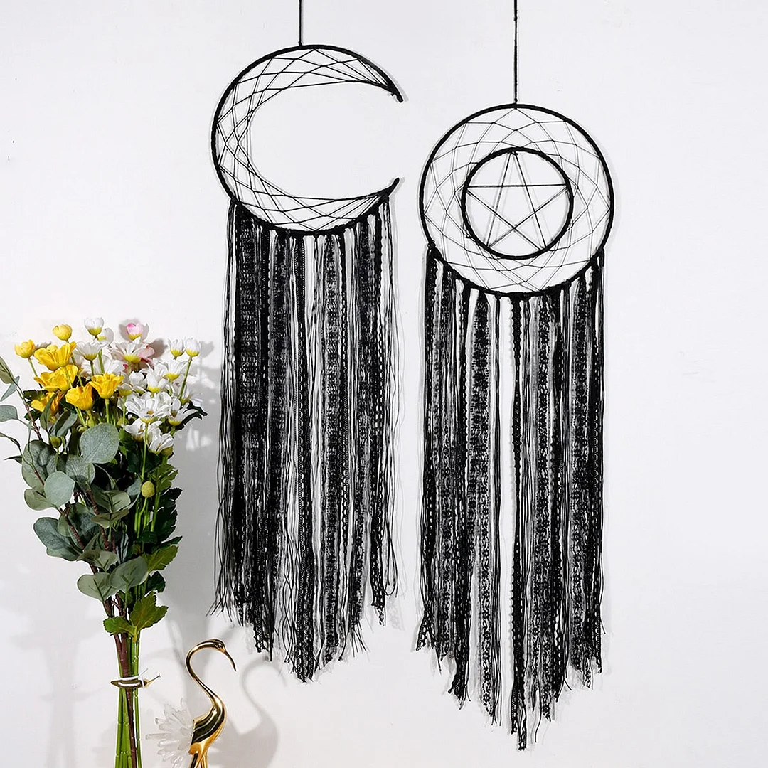 Nordic Evil Eye Dream Catcher Home Room Decor black Room Decoration For Farmhouse College Dorm Wind Chimes Gift