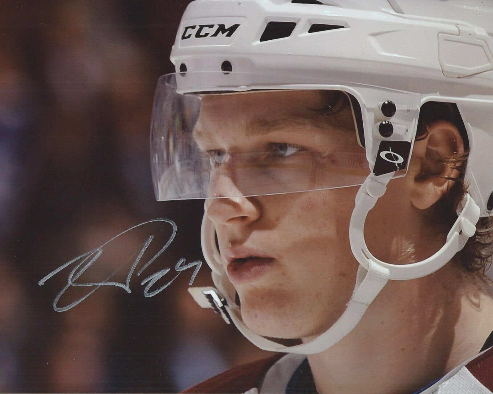 Nathan MacKinnon Signed 8x10 Photo Poster painting Colorado Avalanche Autographed COA D