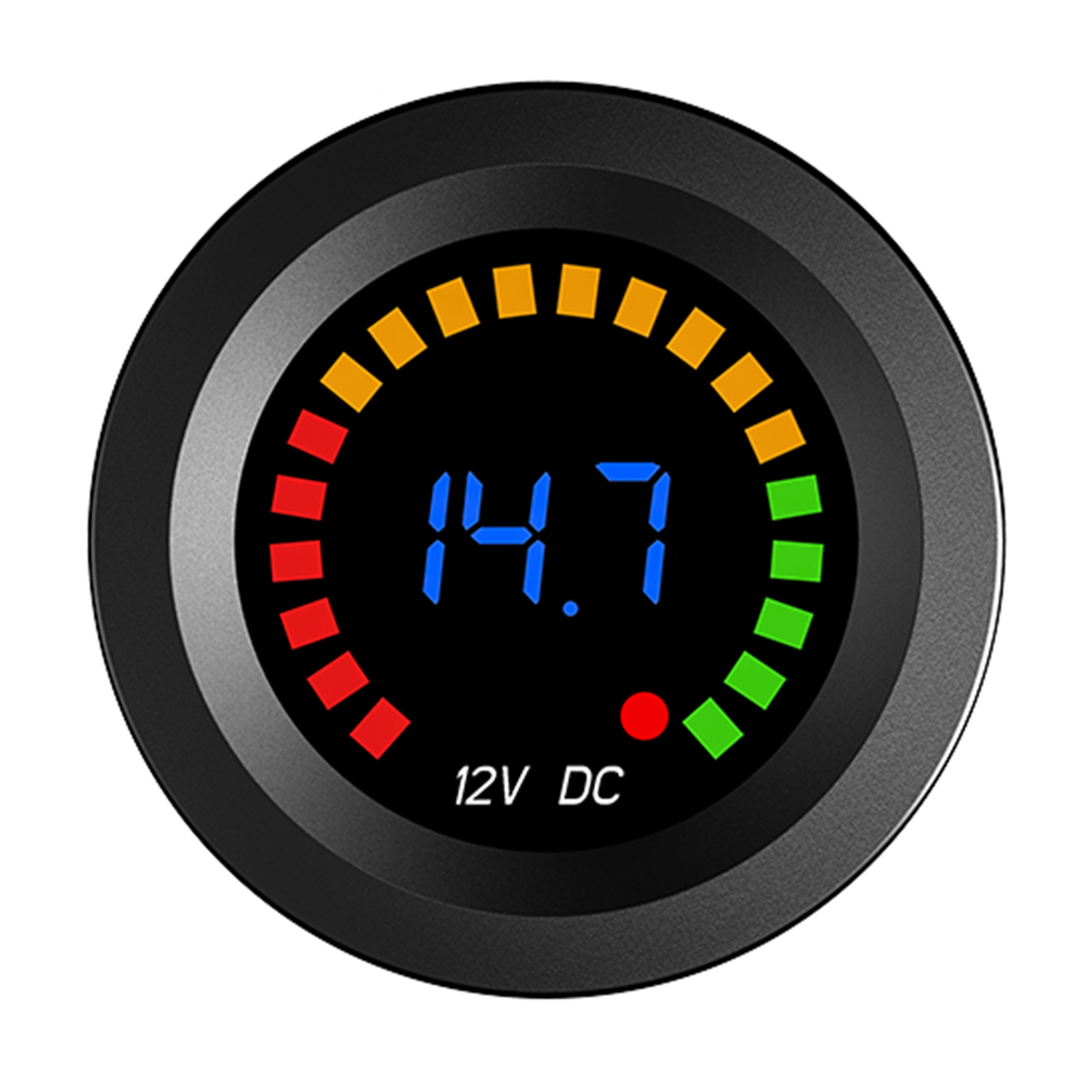 

Led Digital Color Display Voltmeter Volt Panel Meter For 12V Car Motorcycle, 501 Original